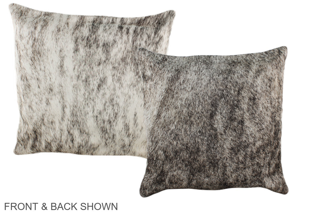 Grey 16"x16" Brazilian Cowhide Pillow #A35644 by Hudson Hides