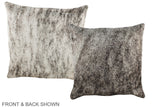 Grey 16"x16" Brazilian Cowhide Pillow #A35644 by Hudson Hides