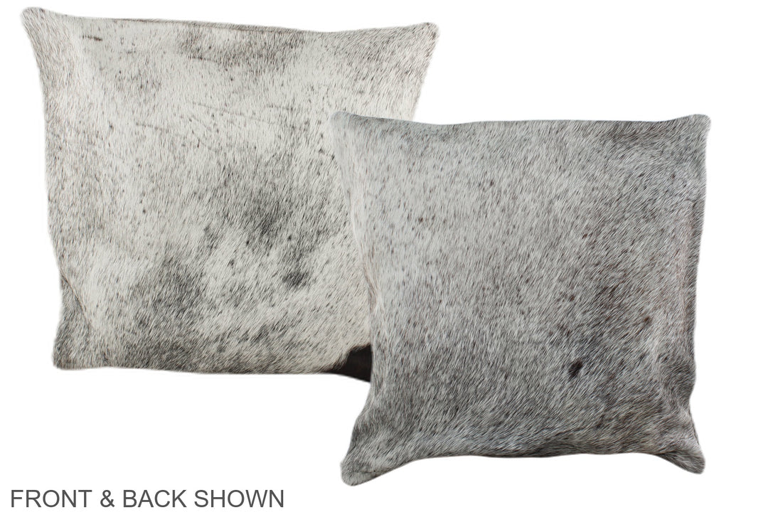 Grey 16"x16" Brazilian Cowhide Pillow #A35645 by Hudson Hides