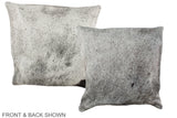 Grey 16"x16" Brazilian Cowhide Pillow #A35645 by Hudson Hides
