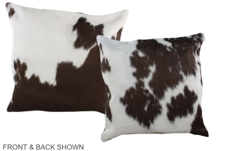 Chocolate 16"x16" Brazilian Cowhide Pillow #A35648 by Hudson Hides