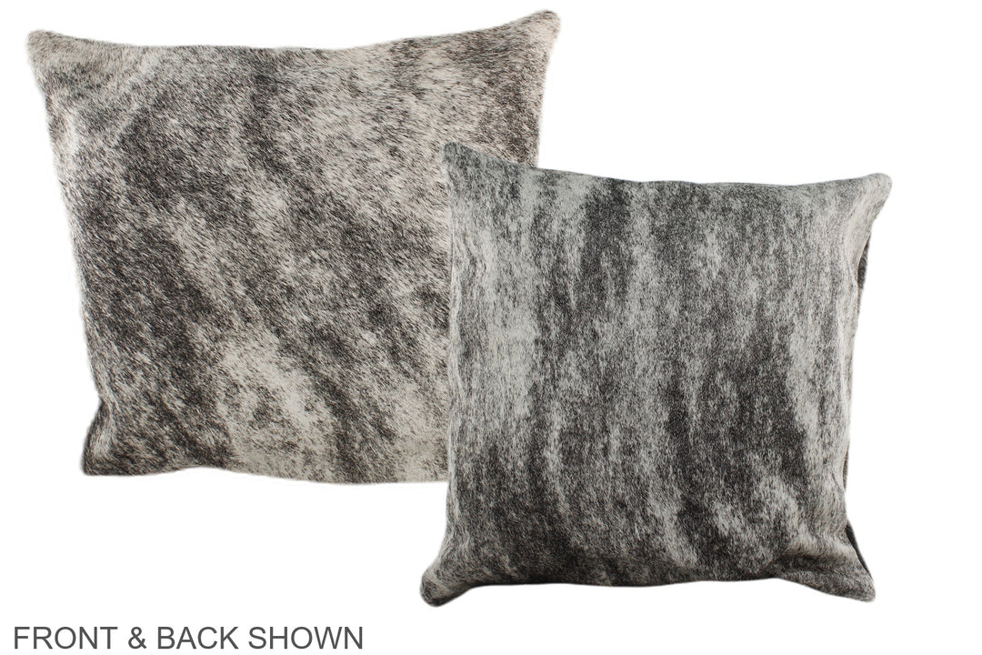 Grey 16"x16" Brazilian Cowhide Pillow #A35685 by Hudson Hides