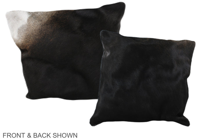 Chocolate 16"x16" Brazilian Cowhide Pillow #A35689 by Hudson Hides