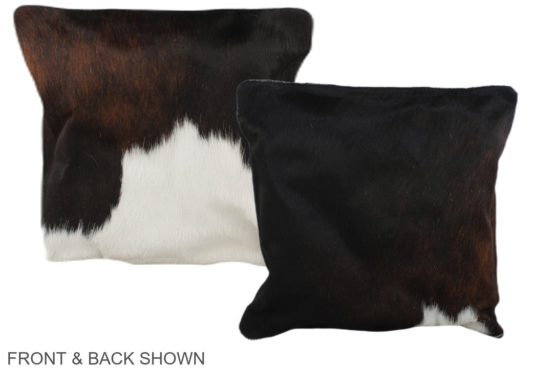 Chocolate 16"x16" Brazilian Cowhide Pillow #A35696 by Hudson Hides