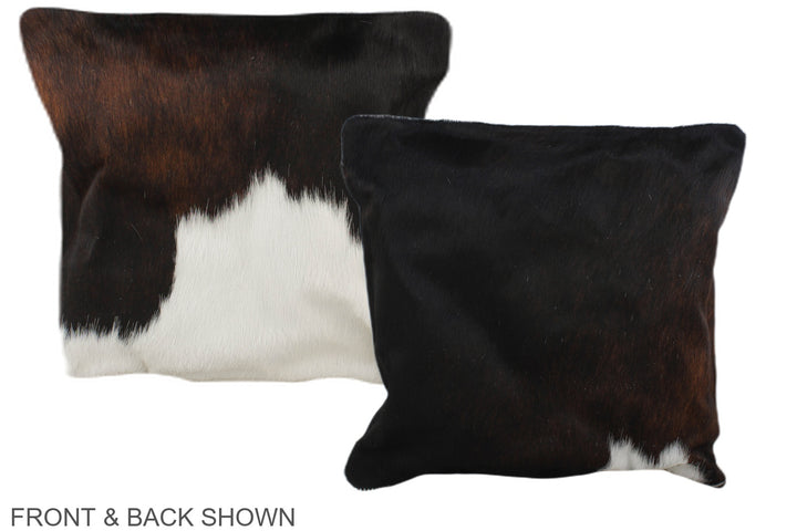 Chocolate 16"x16" Brazilian Cowhide Pillow #A35696 by Hudson Hides