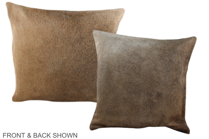 Caramel 16"x16" Brazilian Cowhide Pillow #A35716 by Hudson Hides