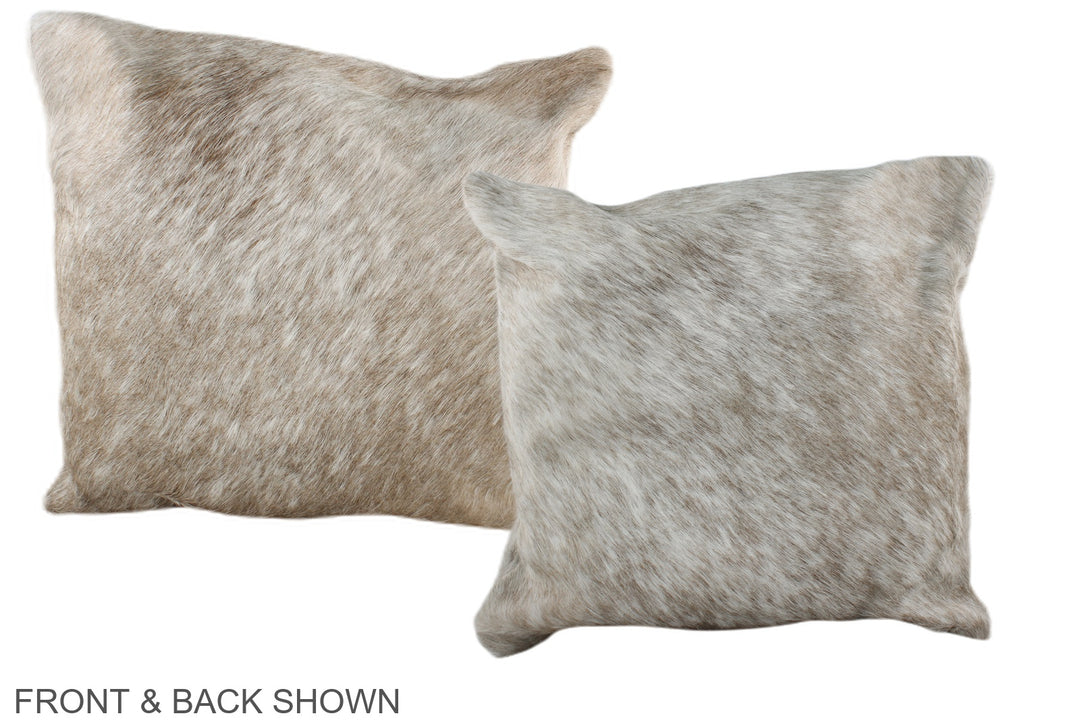 Grey 16"x16" Brazilian Cowhide Pillow #A35856 by Hudson Hides