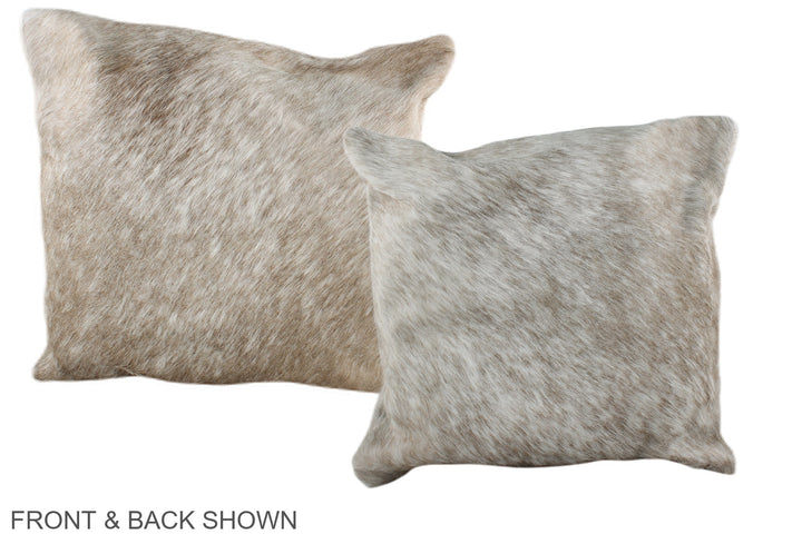 Grey 16"x16" Brazilian Cowhide Pillow #A35856 by Hudson Hides