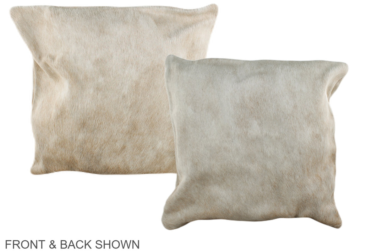 Champagne Cowhide Pillow #A35858