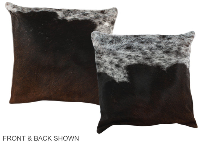 Chocolate 16"x16" Brazilian Cowhide Pillow #A35866 by Hudson Hides