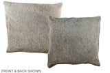 Grey 16"x16" Brazilian Cowhide Pillow #A35887 by Hudson Hides