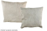 Solid White 16"x16" Brazilian Cowhide Pillow #A35902 by Hudson Hides