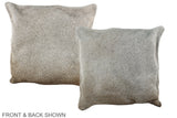 Grey 16"x16" Brazilian Cowhide Pillow #A35905 by Hudson Hides