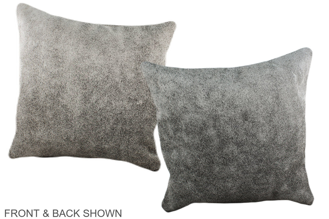 Grey 16"x16" Brazilian Cowhide Pillow #A35932 by Hudson Hides