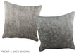 Grey 16"x16" Brazilian Cowhide Pillow #A35932 by Hudson Hides