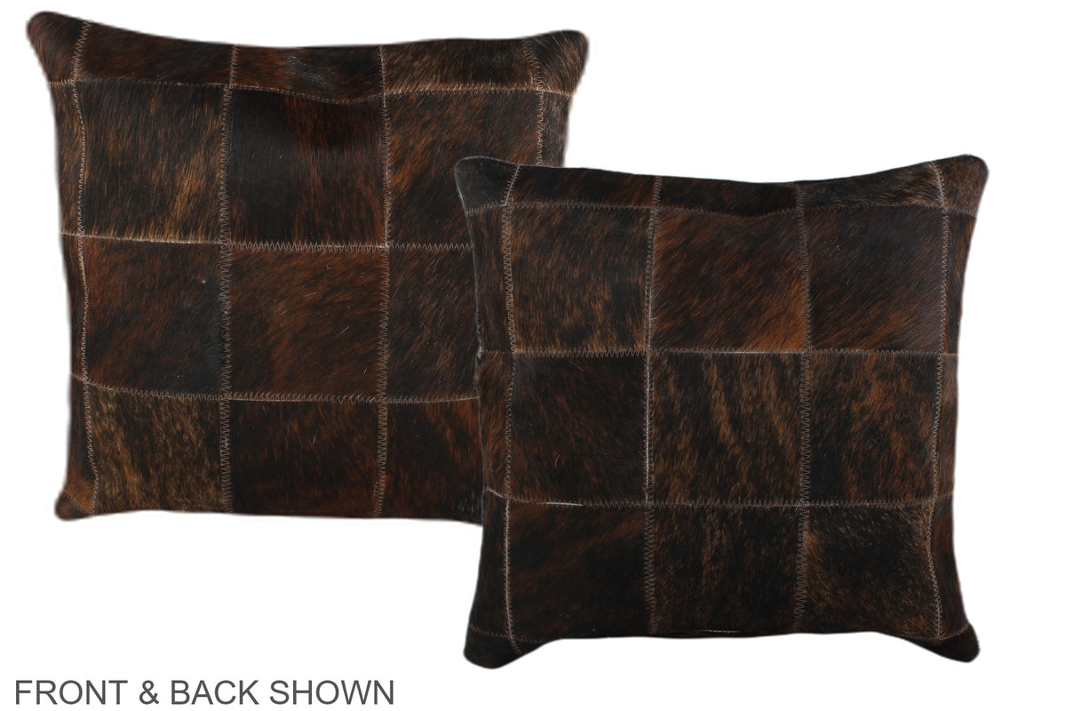 Patchwork Cowhide Pillow #A35949