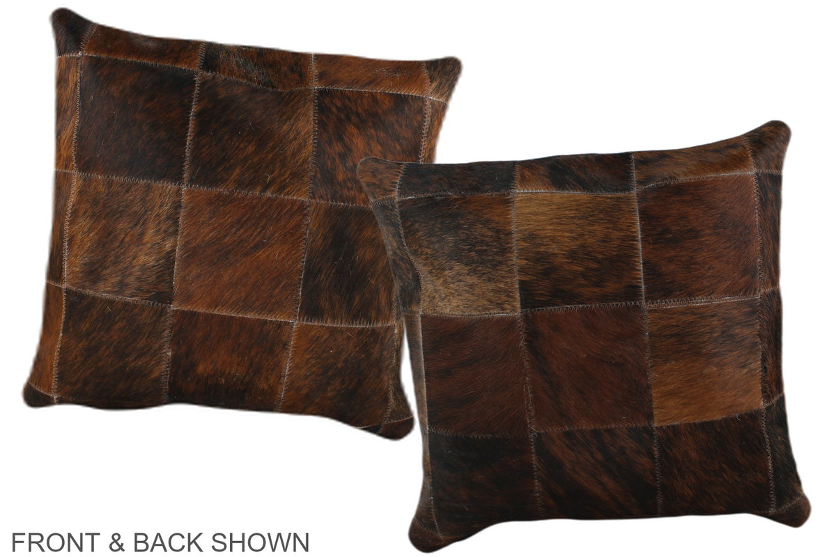 Patchwork Cowhide Pillow #A35957