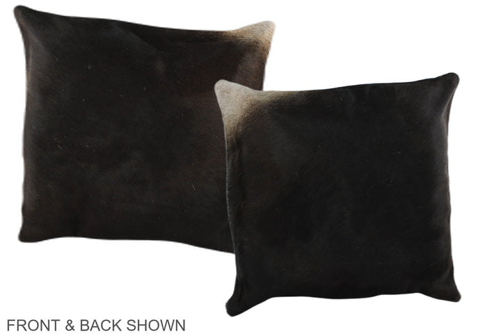 Chocolate 16"x16" Brazilian Cowhide Pillow #A35975 by Hudson Hides