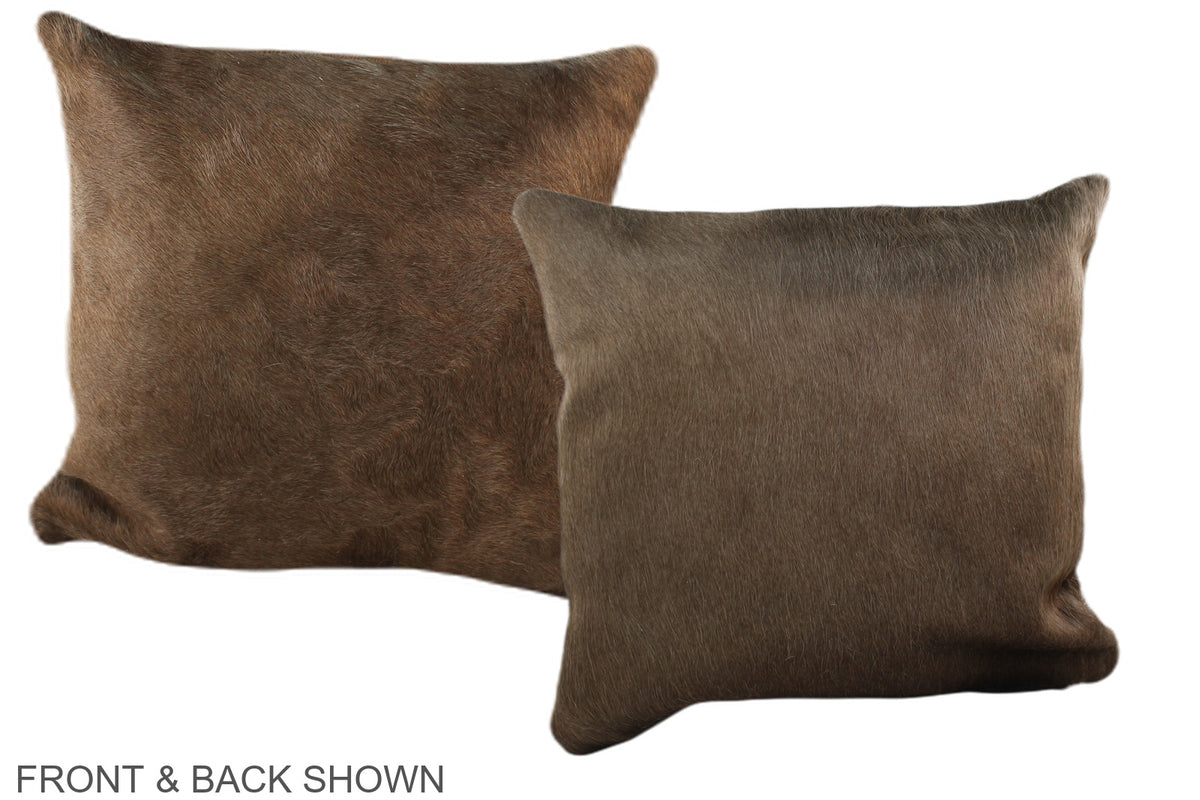 Taupe Cowhide Pillow #A35985