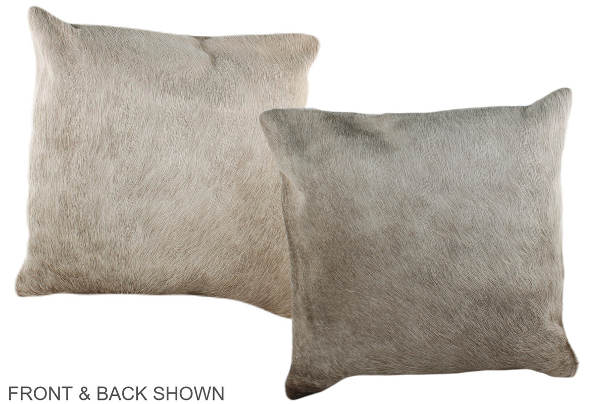 Champagne Cowhide Pillow #A35986