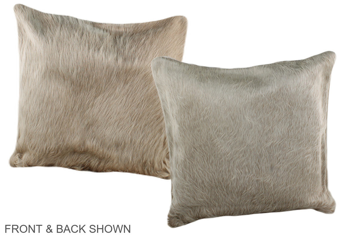Champagne Cowhide Pillow #A35995