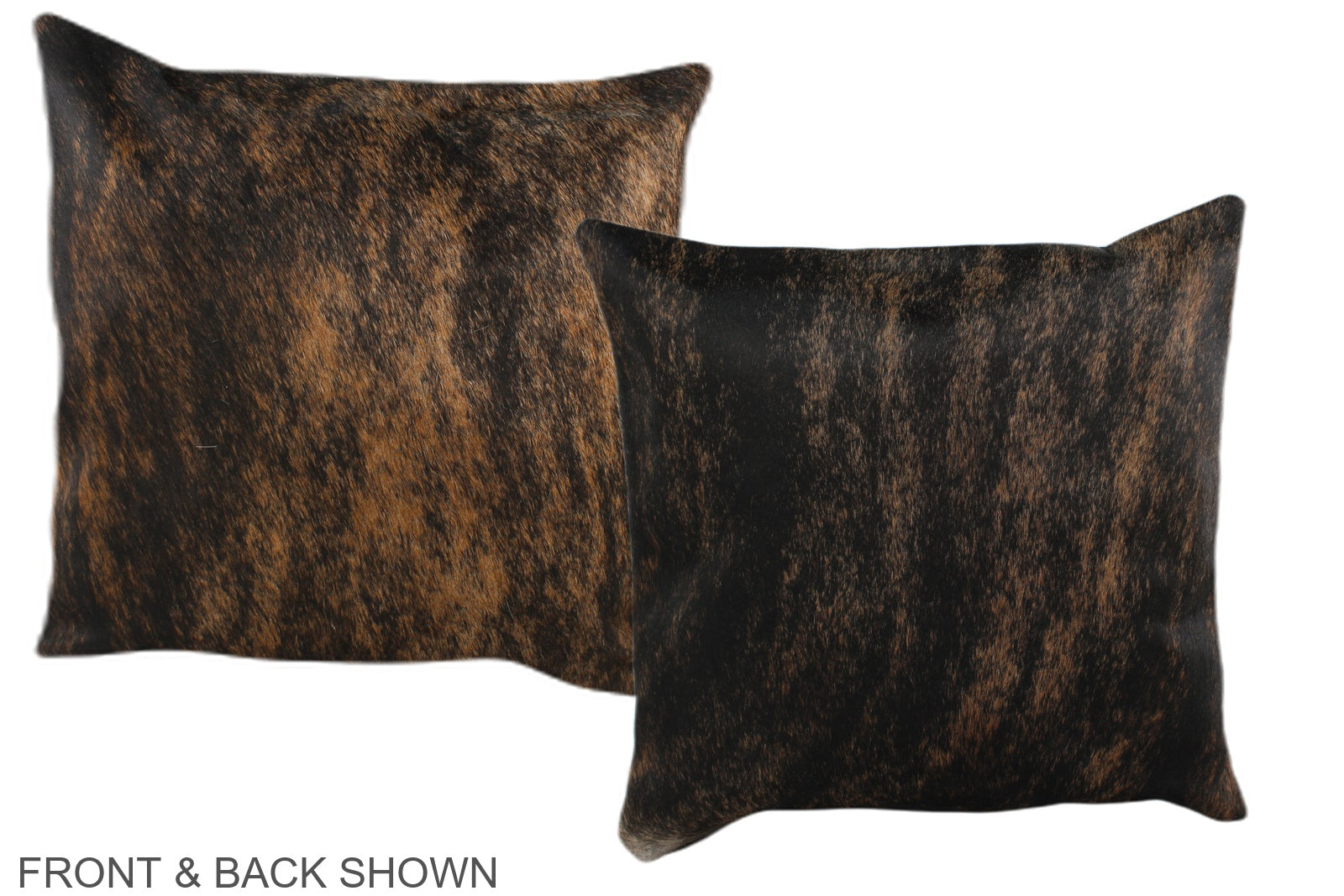 Dark Brindle Cowhide Pillow #A36001