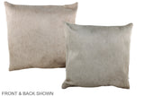 Champagne 16"x16" Brazilian Cowhide Pillow #A36030 by Hudson Hides