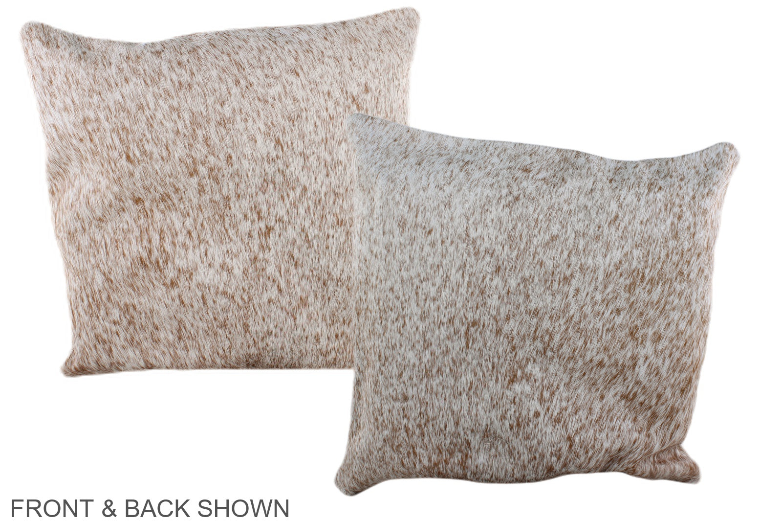 Salt and Pepper Brown Cowhide Pillow #A36032