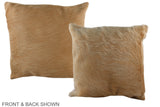 Solid Brown 16"x16" Brazilian Cowhide Pillow #A36062 by Hudson Hides