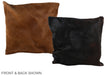 Chocolate 16"x16" Brazilian Cowhide Pillow #A36125 by Hudson Hides