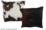 Chocolate 16"x16" Brazilian Cowhide Pillow #A36134 by Hudson Hides