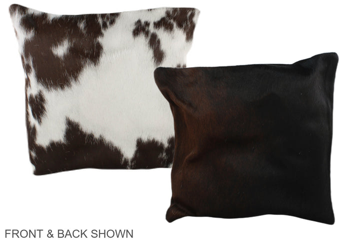 Chocolate 16"x16" Brazilian Cowhide Pillow #A36134 by Hudson Hides