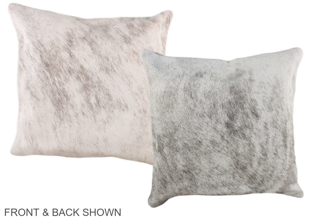Grey 16"x16" Brazilian Cowhide Pillow #A36176 by Hudson Hides