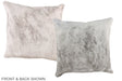 Grey 16"x16" Brazilian Cowhide Pillow #A36176 by Hudson Hides