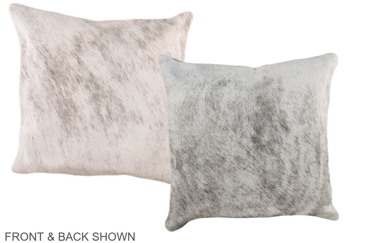 Grey 16"x16" Brazilian Cowhide Pillow #A36176 by Hudson Hides