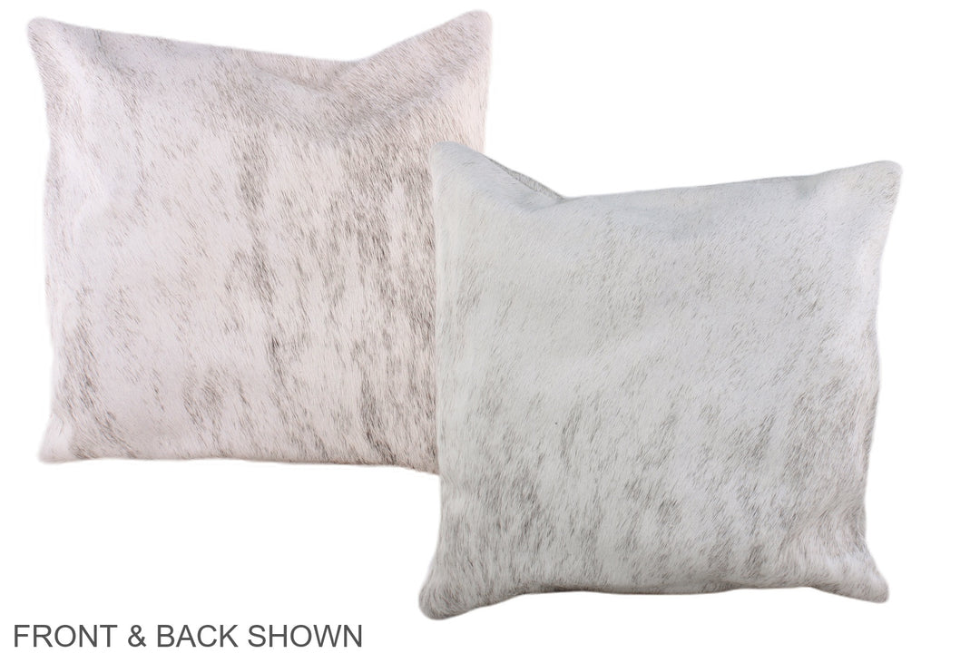 Grey 16"x16" Brazilian Cowhide Pillow #A36180 by Hudson Hides
