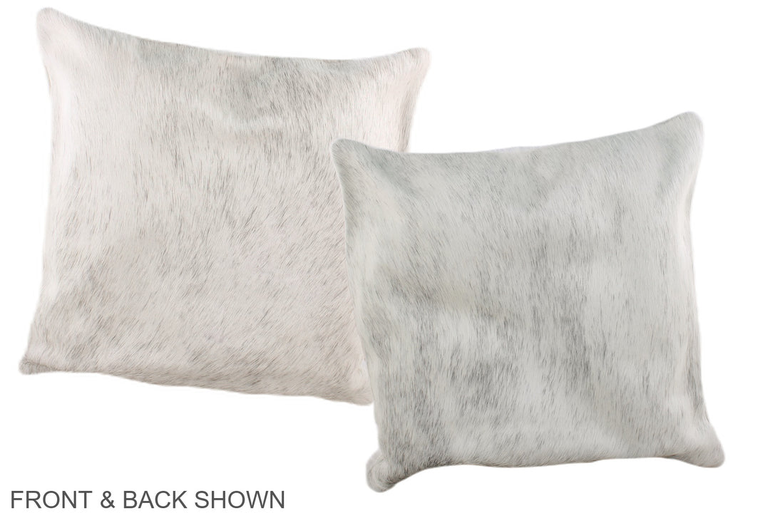 Grey 16"x16" Brazilian Cowhide Pillow #A36183 by Hudson Hides