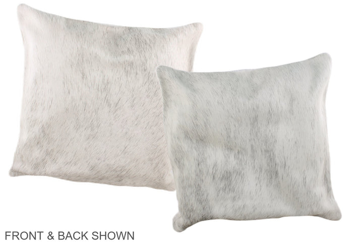 Grey 16"x16" Brazilian Cowhide Pillow #A36183 by Hudson Hides