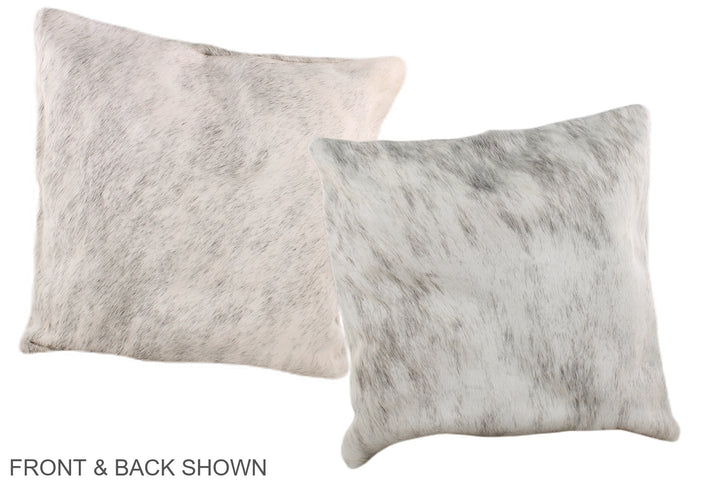 Grey 16"x16" Brazilian Cowhide Pillow #A36188 by Hudson Hides