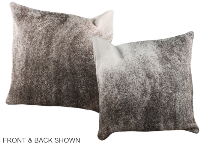 Grey 16"x16" Brazilian Cowhide Pillow #A36201 by Hudson Hides