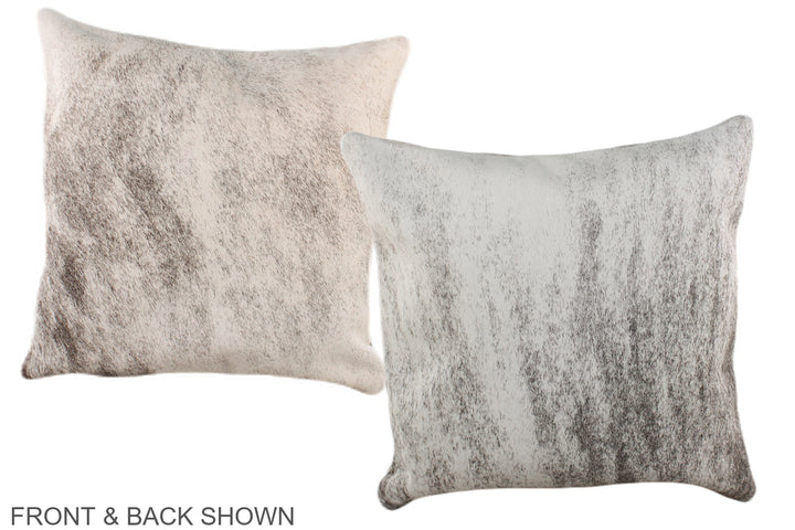 Grey 16"x16" Brazilian Cowhide Pillow #A36206 by Hudson Hides