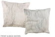 Grey 16"x16" Brazilian Cowhide Pillow #A36207 by Hudson Hides