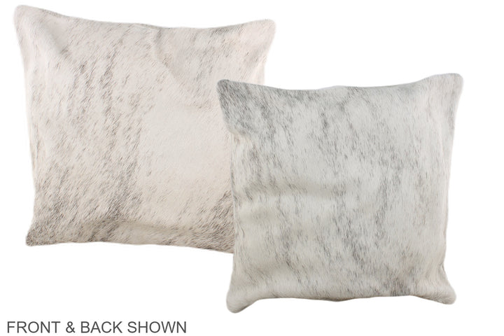 Grey 16"x16" Brazilian Cowhide Pillow #A36207 by Hudson Hides