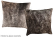 Grey 16"x16" Brazilian Cowhide Pillow #A36211 by Hudson Hides