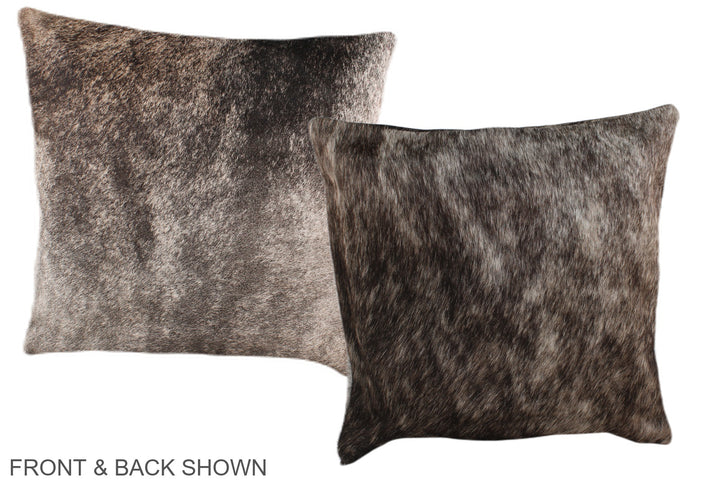 Grey 16"x16" Brazilian Cowhide Pillow #A36211 by Hudson Hides