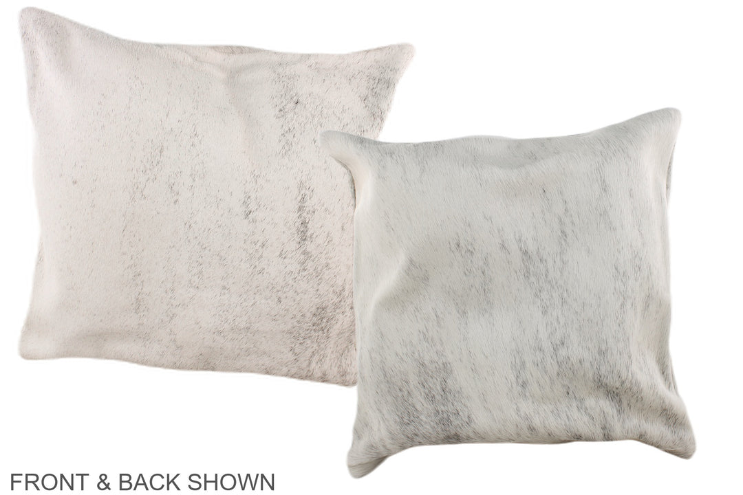 Grey 16"x16" Brazilian Cowhide Pillow #A36231 by Hudson Hides