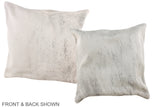 Grey 16"x16" Brazilian Cowhide Pillow #A36231 by Hudson Hides