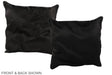 Solid Black 16"x16" Brazilian Cowhide Pillow #A36326 by Hudson Hides