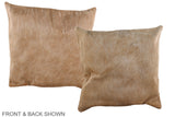 Beige 16"x16" Brazilian Cowhide Pillow #A36331 by Hudson Hides