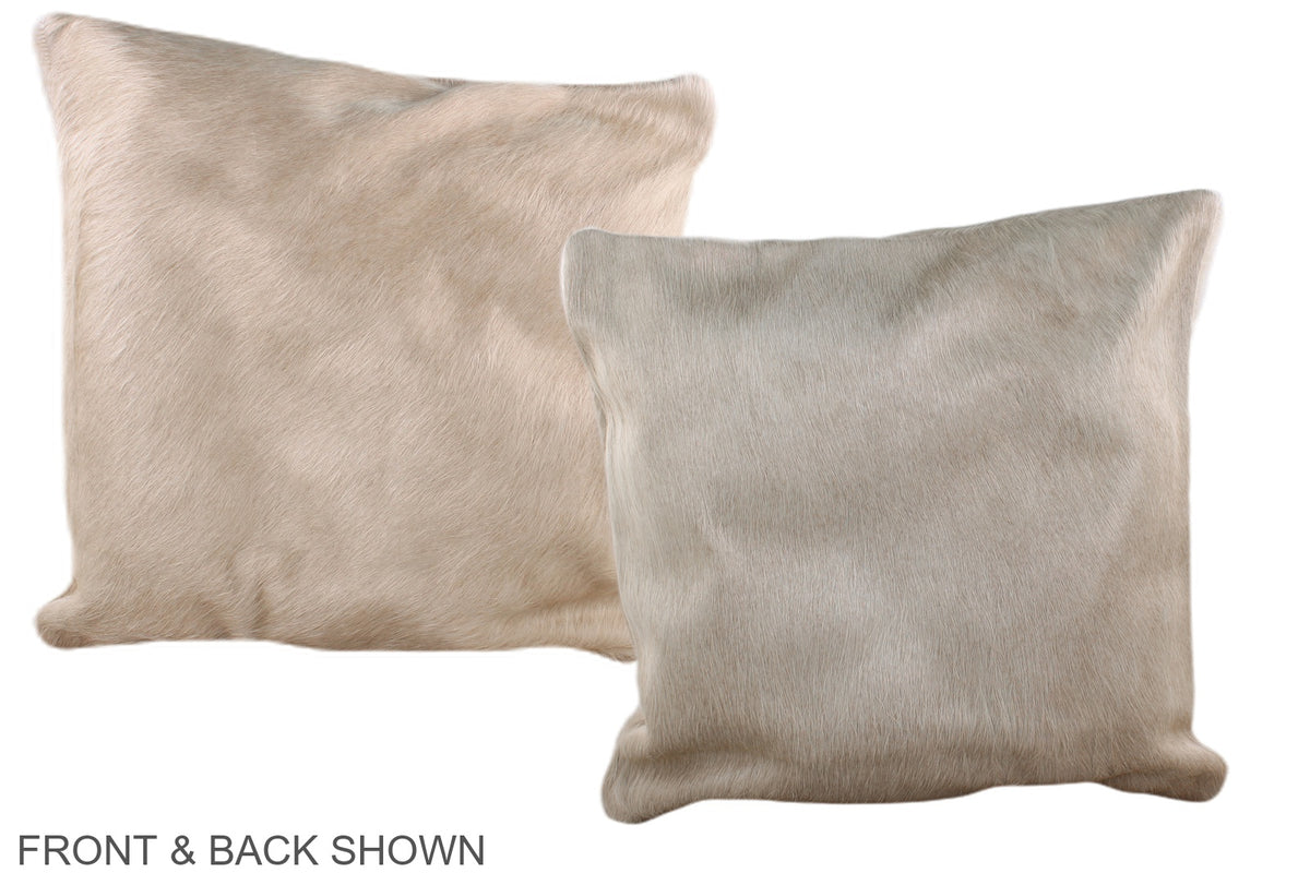 Champagne Cowhide Pillow #A36343